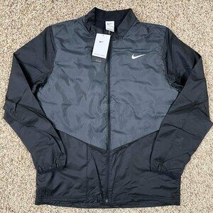 Nike Men's Therma-FIT Repel Full-Zip Golf Jacket Black FQ0443-010, Size Medium
